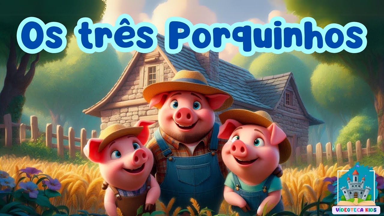 História Infantil - OS TRÊS PORQUINHOS | #historiasinfantis #históriasparadormir #historinha