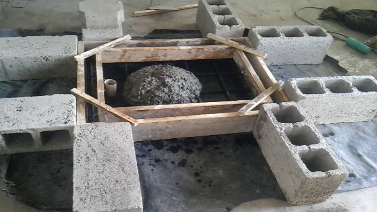 Construccion de piedra de lavar movible 2 de 2 /Movable stone construction 2 of 2.