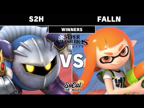 Smash Ultimate Tournament - S2H (Meta Knight) Vs. falln (Inkling) Singles Pools - SoCal Chronicles