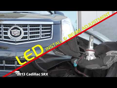 Install | Remove 2010-2016 Cadillac SRX Headlights Bulbs Replacement