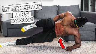 INTERMEDIATE AB WORKOUT | Level 2 ABS | Fat Burning At Home Workout!