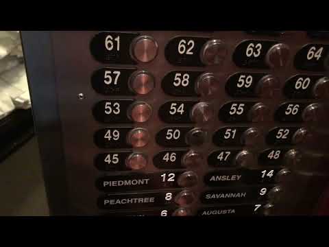 INSANELY FAST! High Rise Otis Traction Elevators @ Westin Peachtree, Atlanta GA