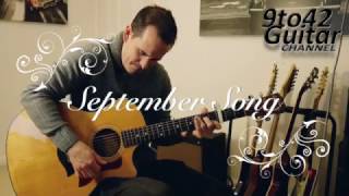 How to play September Song JP Cooper Guitar Lesson