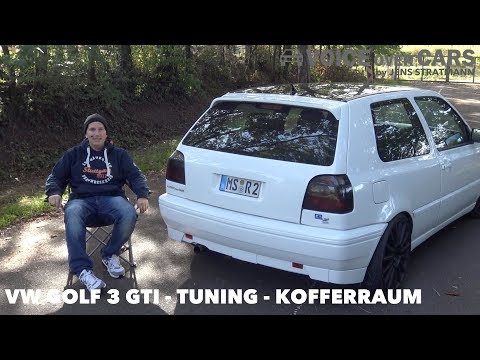 VW Golf 3 Kofferraum Check Anhängelast Dachlast Kofferraumvolumen Ladekante
