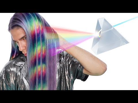I Tried Rainbow Prism Hair Color