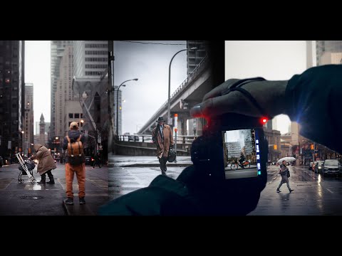 POV Toronto Rain 🌧️ Street Photography | 85mm F1.4