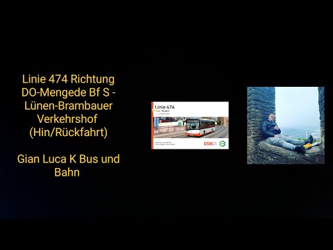 Linie 474 Richtung DO-Mengede Bf S - Lünen-Brambauer Verkehrshof | (Hin/Rückfahrt) | GLKBuB