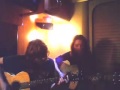 Amy Ray acoustic version of Stand and Deliver on IG bus with Brandi Carlile