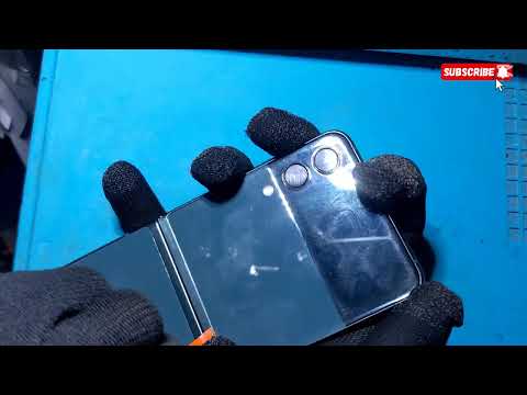 Samsung Galaxy Z Flip 3 5G Disassembly Teardown video Repair Reviews