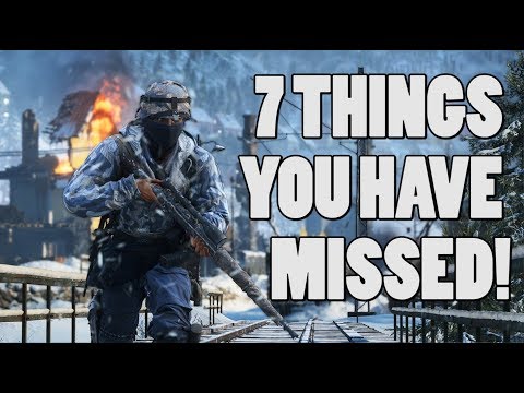 7 things you have missed in Battlefield 5
