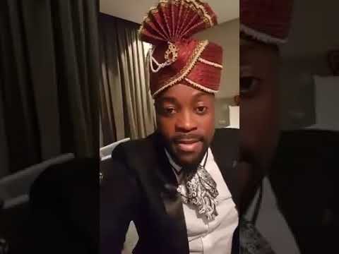 Avy Isaac l'ambassadeur de la sape en côte d'Ivoire salue son frère Abass Hero depuis Dubai