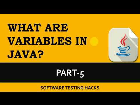 What Are Variables In Java Part 5 Java Tutorial