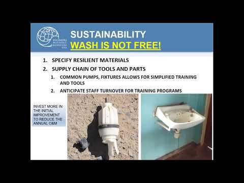 An Engineer's Perspective on WASH in Health Care Facilities