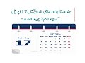 Important events of 17 April in Indian and world history