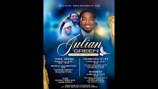 Celebration of Life for Julian Austin Green | February 16, 2025