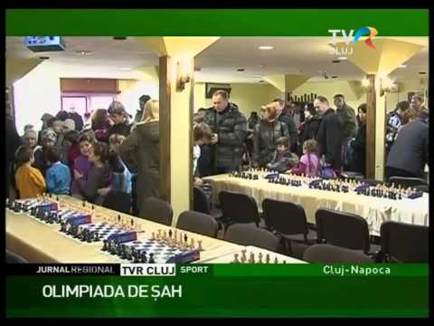 Stire pe TVR Cluj - Olimpiada Scolara de sah - faza judeteana