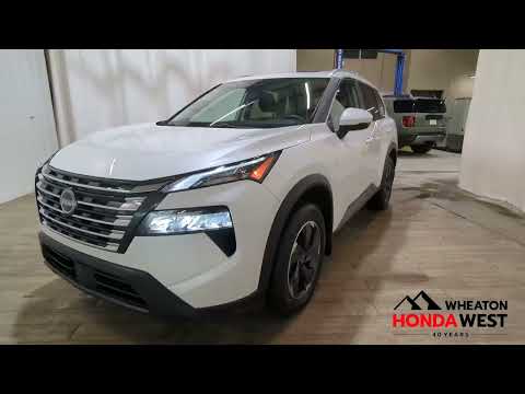2026 Nissan Rogue AWD SV Moonroof in White for sale at Wheaton Honda West in Calgary, AB