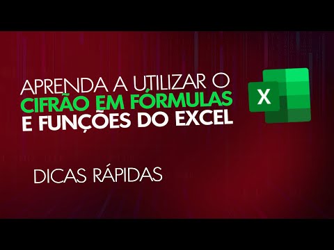 Aprenda a utilizar o cifrão em fórmulas e funções do Excel