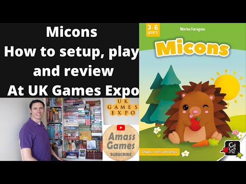 Micons - how to setup, play and review at the UK Games Expo * Amass Games * UKGE