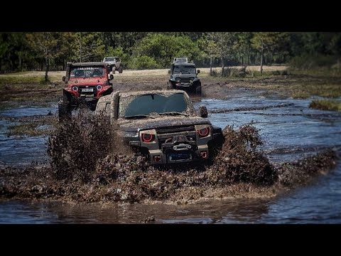Trilha no TUIA Encerramento Detonados 4x4 Tramandai RS Troller 6 cilindros tudo que da 