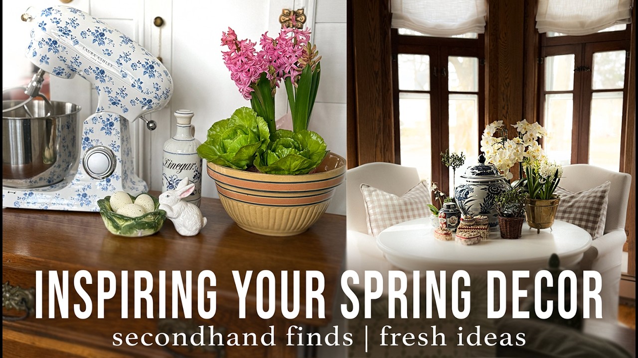 Cozy Vintage Spring Decor Ideas 🌿 Thrifted Finds That Changed My Home!