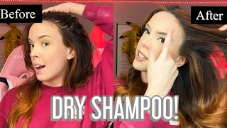 HOW TO USE DRY SHAMPOO | IGK FIRST CLASS CHARCOAL DETOX