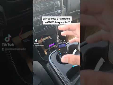 Can you use a ham radio on GMRS frequencies?