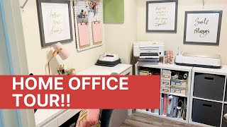 CRAFT ROOM TOUR| HOME OFFICE TOUR | AT HOME BUSINESS SETUP