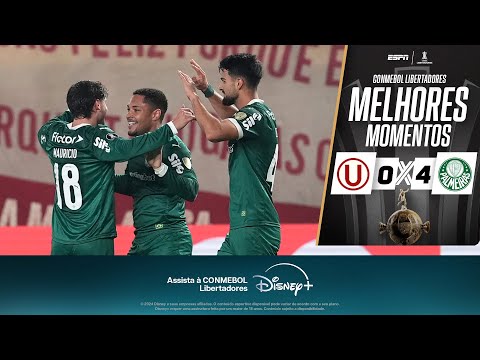 Palmeiras atropela o Universitario e praticamente se garante nas 4° da “Liberta”