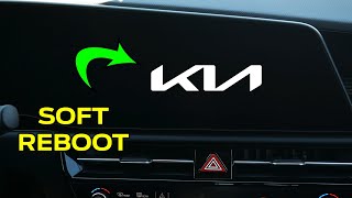 How to reboot the screen in Kia cars
