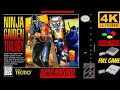 Ninja Gaiden Trilogy SNES Gameplay Walkthrough FULL GAME 4K60ᶠᵖˢ