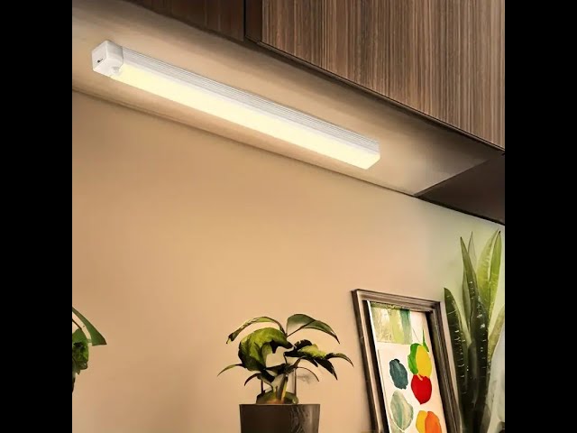 مصباح ليد ٣٠ سم اصفر دافيء مع مستشعر حركه