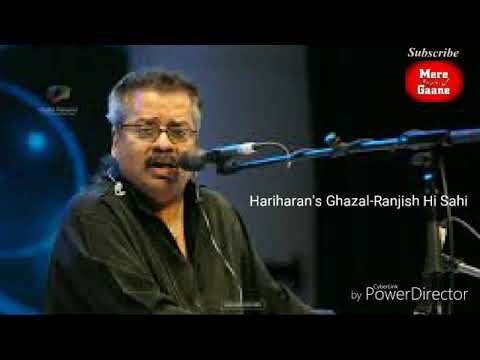 Ghazal Ranjish hi sahi