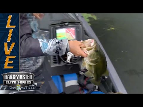 MISS RIVER: Chris Johnston lands biggest fish of the day on a frog