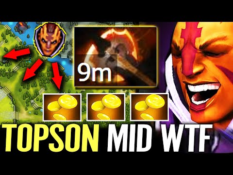 🔥 TOPSON 9min Fury Anti Mage MID??? — WTF TI10 Farming Practice vs Notail Sumail Dota 2 Pro