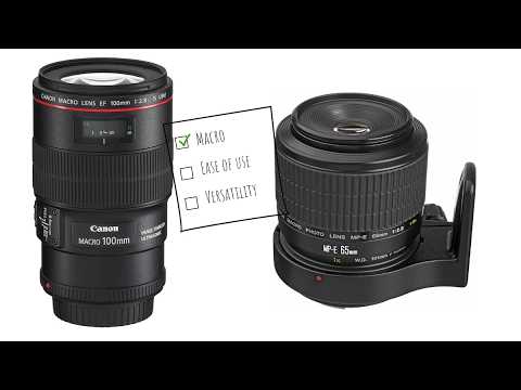 Which Lens is Better for Macro Photography: 100mm 1x  or 65mm 5x Macro?