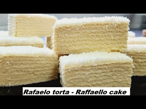 Raffaello cake with rose crust ready in 10 minutes COCONUT LOVERS ARE YOU READY TO TRY