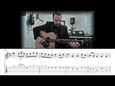 Red Haired Boy - Bluegrass Flatpicking Guitar Lesson (Sheet Music + TAB)