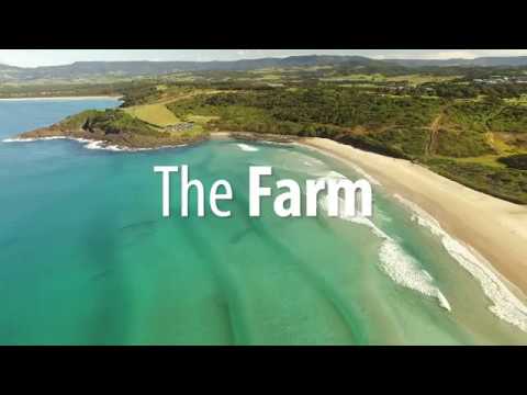 The Farm shot from above by drone