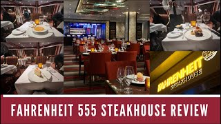 Is The Steakhouse on Carnival Worth Your Money? | Fahrenheit 555 Review | Carnival Valor Nov 2021