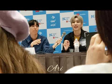 190818 Jun, Jongup, & Min panel at KCon LA