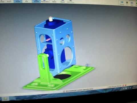 biped robot 3d CAD file of AlphaBot servo  leg and foot for 3d printing