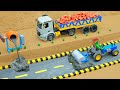 DIY Mini Road Roller Building Concrete Roads For Tractor Science Project