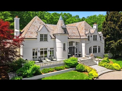 Luxury mansion for $ 5,995,000 in Massachusetts. House tour.