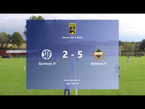 210919 Sjuntorps IF - Byttorps IF, Höjdpunkter