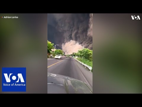 Brave Guatemalans drive toward ash cloud to help people after Fuego volcano eruption
