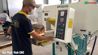 Chạy thử | Máy cưa lạng 4 tấc (cưa lọng ngang) WM-BS400 | Woodmaster