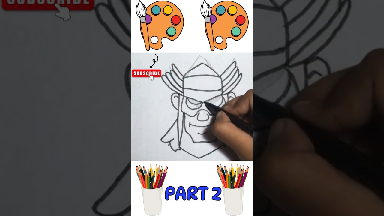 How to Draw a Viking Warrior | Pencil Sketch Tutorial!