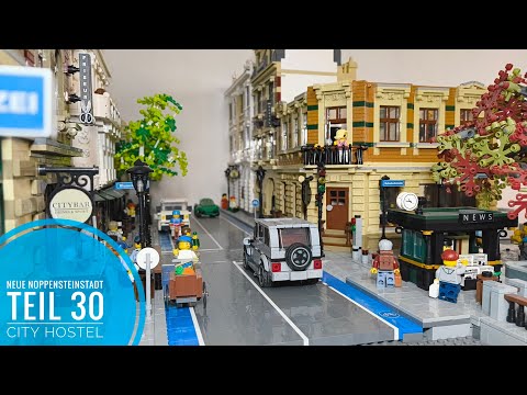 Neue Noppensteinstadt - Teil 30 Kissenschlacht im Hostel // BlueBrixx Lego
