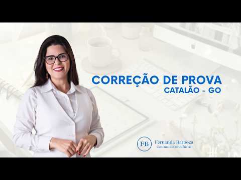 Correção de Prova | Catalão GO - Fernanda Barboza